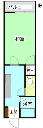 賃貸アパート 東根市温泉町1丁目 １K